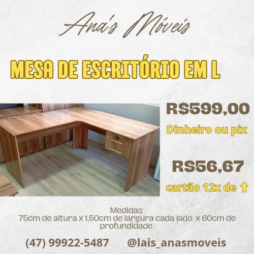 Mesa de escritório 100%MDF A PRONTA ENTREGA ?