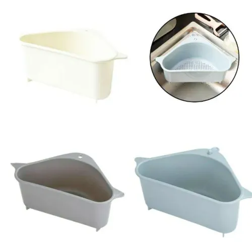 Escorredor De Canto Para Pia De Plastico Triangular Trc8760