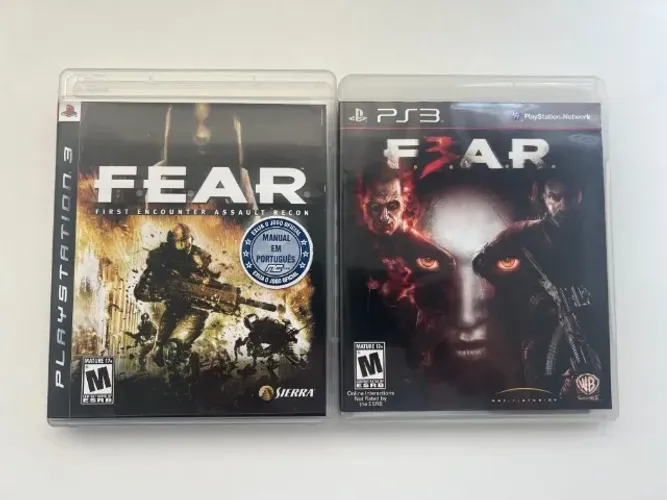 jogo combo fear 1 e 3 para ps3 físico