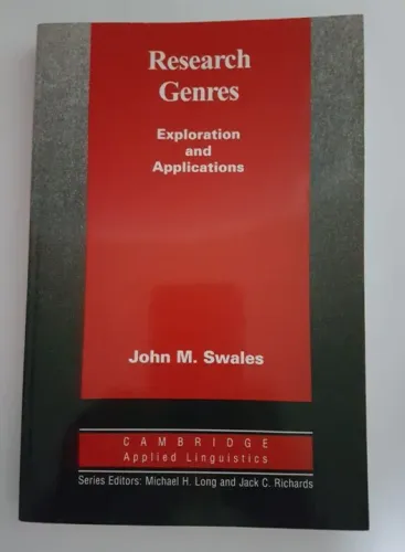 Research Genres: Explorations and Applications (Swales)