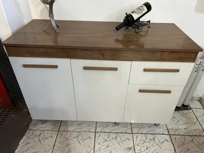 Gabinete balcão pia 1.20m NOVO