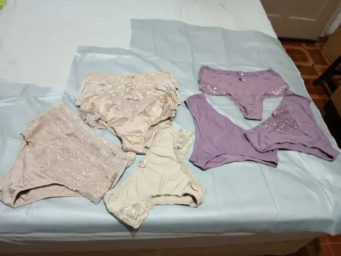 CALCINHAS LYCRA 12 PÇS - TAM. 52 PLUS SIZE - VÁRIAS CORES - NOVO