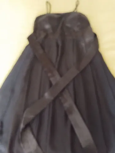 Vestido Preto Longo de Festa