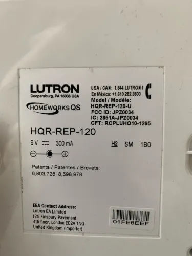 LUTRON HQR REP-120