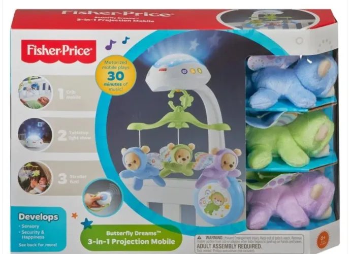 Mobile Fisher-Price 3-em-1 Mobile de Projeção