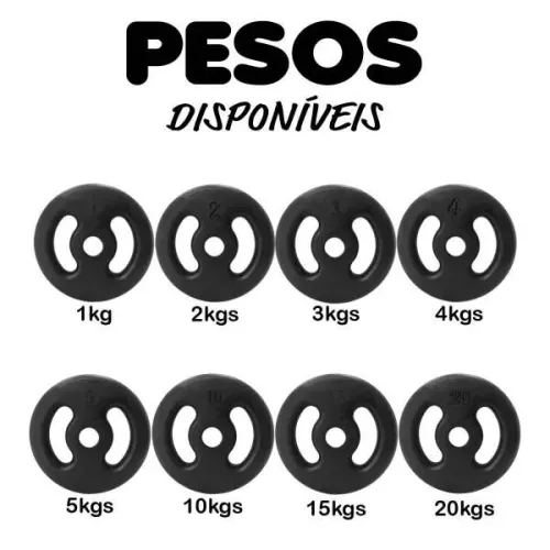 Anilhas pintada, emborrachado e injetada