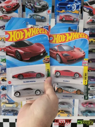 Coleção 4 minis Mclaren Hot Wheels.