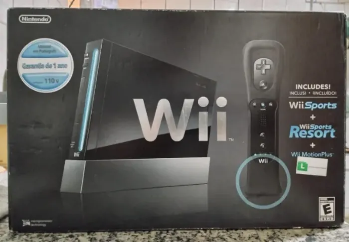 Nintendo Wii Black + Jogos + Classic Controller (Original, Travado)