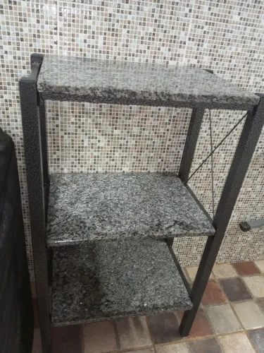 Fruteira prateleira granito