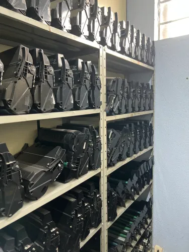 Cartucho de toner vazio Lexmark x656