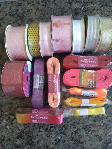 Fitas variadas para artesanato