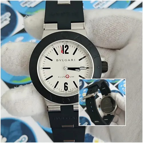 RELÓGIO ALUMINIUM AUTOMÁTICO FUNDO BRANCO