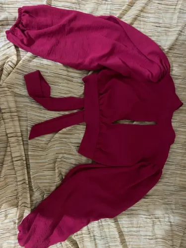 Cropped com Manga Longa