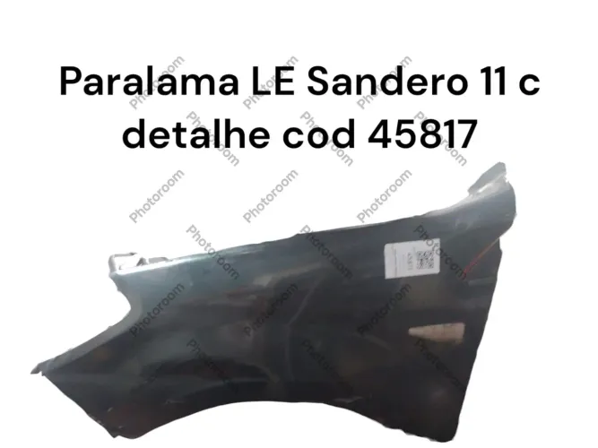 Paralama Dianteiro Direito Sandero 11 1.0 1.6 2014 2015 2016 2017 2018 2019