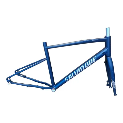 Quadro e Garfo Gravel Salvatore Azul Petróleo Fosco