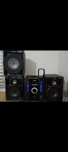 Som toshiba com controle remoto