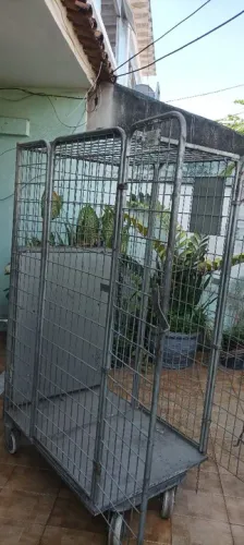 Carrinho de mão de aço para carga pesada