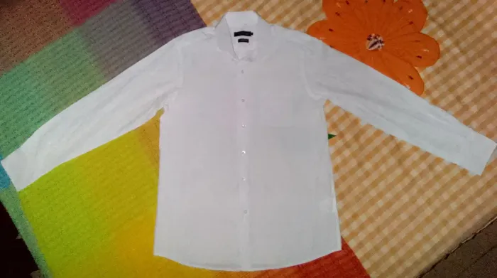 2 CAMISAS DE BOTÃO MASC. N°2/P. (BROOKSFIELD/ EMPÓRIO COLOMBO)