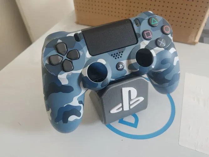 Carcaça Camuflado Azul. Controle Ps4