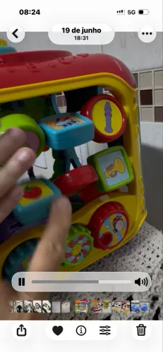 Cubo de atividades importado marca Vtech