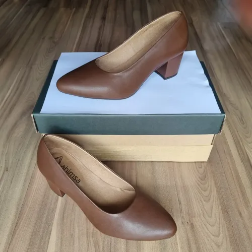 Salto Feminino Ahimsa NOVO - Conforto e Elegância Vegan (Tam. 36)