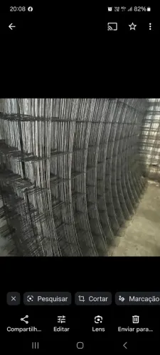Malha pop 20x20,3.2 o ferro por 41,00 para construção