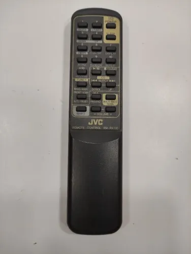 Controle Remoto Jvc Rm-rx110 Raro Ch6 Preto (Usado