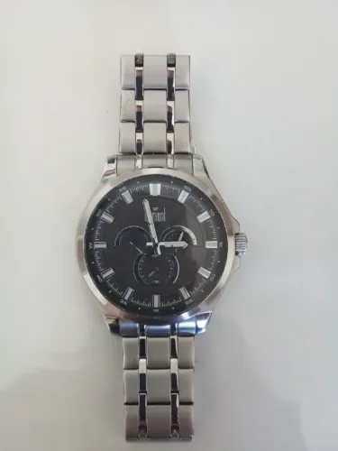 Relógio de Pulso Dumont Garbo Prata - Modelo Du6p29abu/3c - Masculino