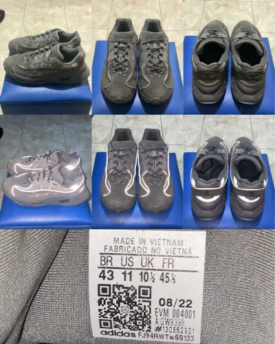 Tênis Adidas Oznova cinza original - n43