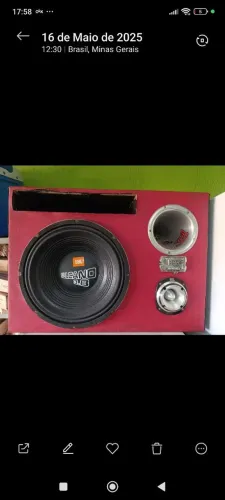 CAIXA DE SOM TRIO JBL AUTOMOTIVA.(SUPER POTENTE).