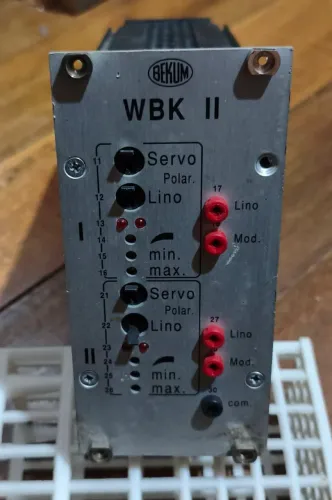 Regulador Bekum WBK II