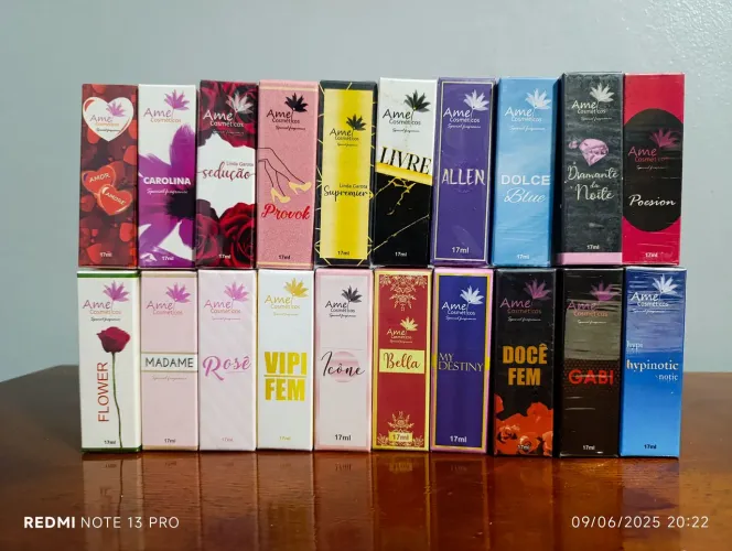Perfumes Amei Cosméticos - Diversas Fragrâncias!