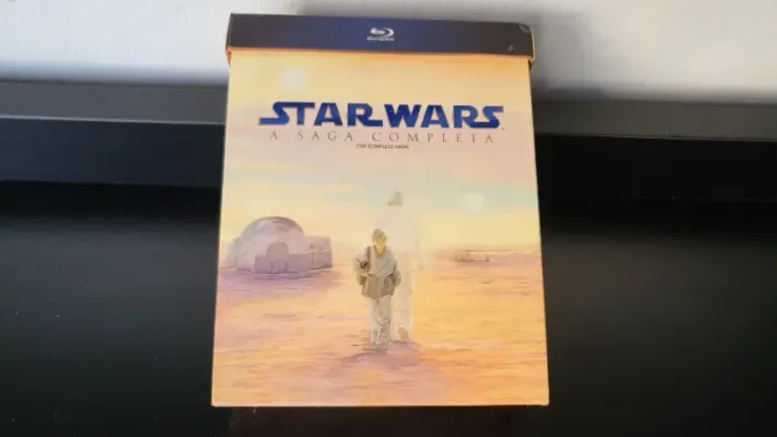 Box Blu-Ray Colecao Star Wars a Saga Completa em Digistack com 9 Discos + 1 livro
