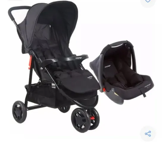 Carrinho + bebê conforto