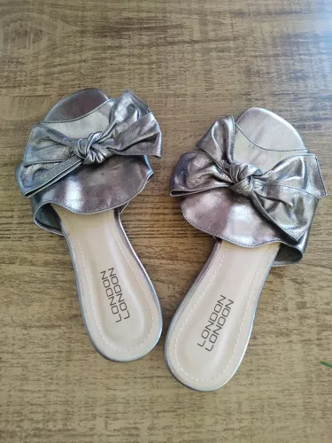 Rasteira London London n. 36 prata 