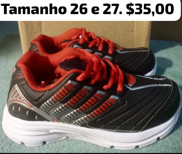 Tênis infantil 26 e 27 masculino