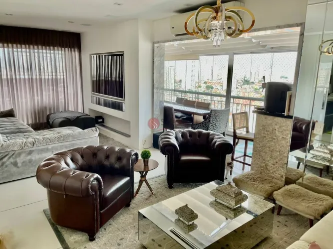 Cobertura no Anália Franco, com 180m², sendo 2 suítes, 3 vagas, Varanda Gourmet com Jacuzz