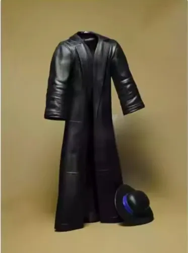 Casaco e Chapéu do Undertaker para Action Figure