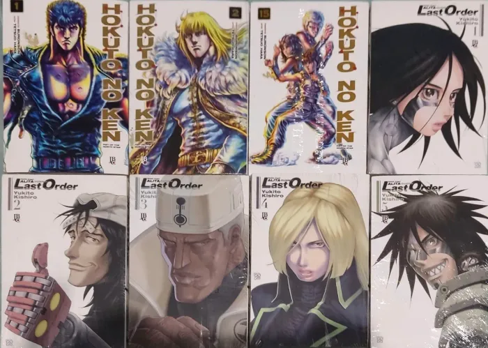 Hokuto No Ken e Battle Angel Alita<br>Battle Angel Alita - Last Order 1 ao 5: 150 Reais