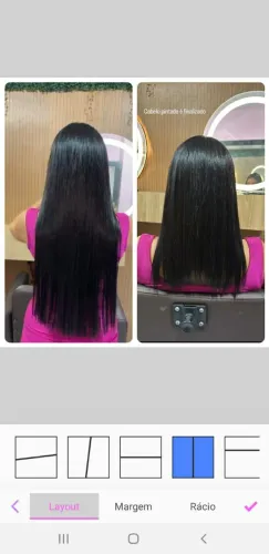 Mega hair com aplicação várias cores e tamanhos disponivel