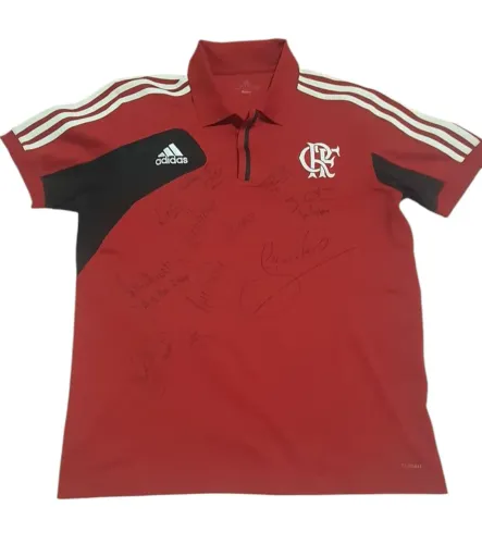 Camisa Flamengo Comissão Técnica Autografada