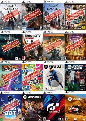 Jogos PS5 Originais Mídia Física