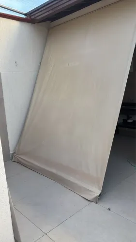 Toldo completo - lona pvc sintética com black out 2,38 x 3,25