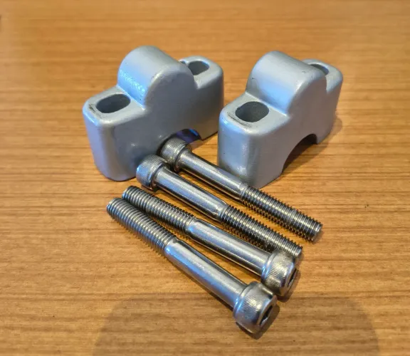 Alongador riser para guidão Royal E field Super Meteor 650