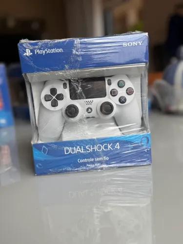 DUALSHOCK 4 WHITE (BRANCO) - LACRADO