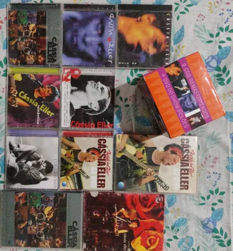 Cd'S e Dvd Cassia eller incluindo um box remasterizado. Originais para colecionador