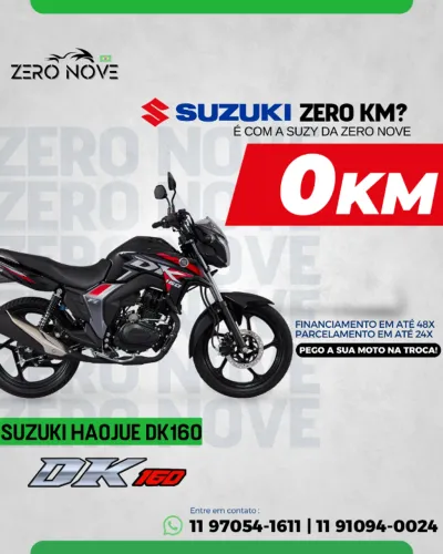 SUZUKI HAOJUE DK 160 | 2026 | 0km (PRETO)