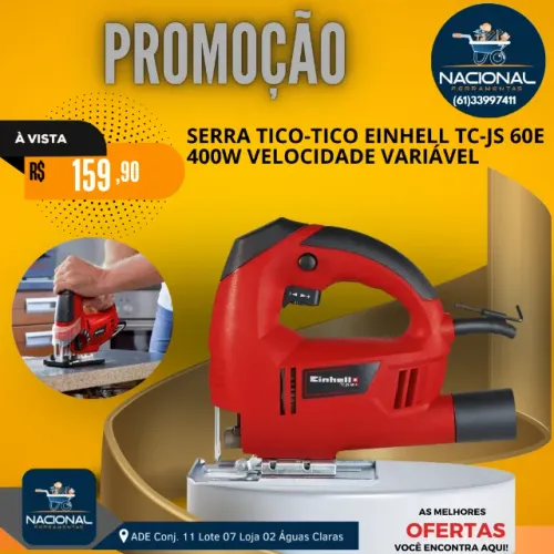 SERRA TICO-TICO EINHELL TC-JS 60 E 400W VELOCIDADE VARIÁVEL
