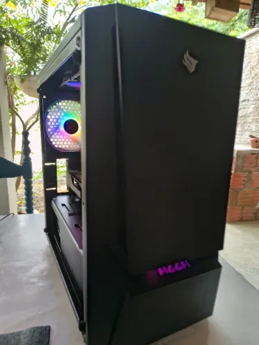 PC Gamer Ryzen 5 2600 - 8Gb de RAM - SSD de 128 e HD de 512Gb - placa mãe ASUS PRIME B450M