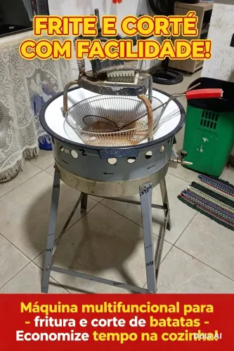 Máquina multifuncional para frutas e cortes de batata